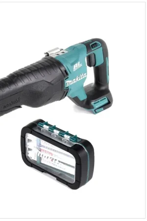 Acheter Direct Makita DJR 187 Z Akku Reciprosge 18 V Brushless Sbelsge Solo + Reciprosgeblatt Sortiment ( P-81290 ) - sans batterie, sans chargeur