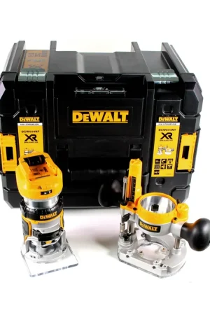 Prix Bas DeWalt DCW 604 NT Fraiseuse combinée sans fil 18 V 55 mm + TSTAK - sans batterie ni chargeur