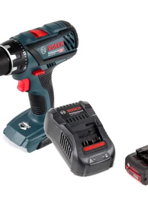 Meilleure Vente Perceuse-visseuse sans fil Bosch GSR 18V-28 18 V 63 Nm + 1 batterie 5,0 Ah et chargeur