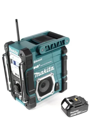Affaire À Saisir Makita DMR 112 F1 Radio de chantier sans fil 7,2 - 18V Bluetooth DAB+ + 1x Batterie 3,0Ah - sans chargeur