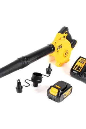 DeWalt DCV 100 M1 Souffleur / Souffleuse à feuilles 18 V + 1 x batterie DCB 182 4,0 Ah + chargeur DCB 115 Populaire
