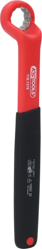 KS TOOLS Clé polygonale coudée isolée, 19 mm ( 118.1319 ) Bon Marché