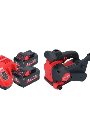 Expédié Aujourd'hui Milwaukee M18 FBTS75-552 ponceuse à bande sans fil 18 V 75 x 457 mm sans brosse + 2x batterie 5,5 Ah + chargeur