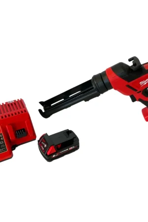 Top Vente Pistolet à cartouche à batterie Milwaukee C18 PCG/310C-201B 18 V 310 ml (4933441310) + 1x batterie 2,0 Ah + chargeur + sac