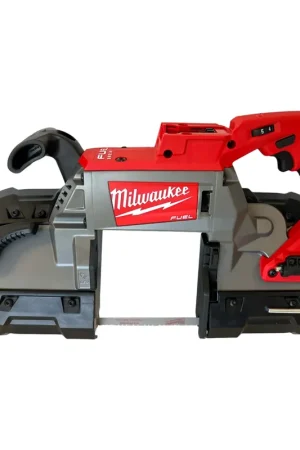 Offre Exclusive Scie à ruban sans fil Milwaukee M18 CBS125-0 18 V 125 x 125 mm sans balais (4933447150) Solo - sans batterie, sans chargeur