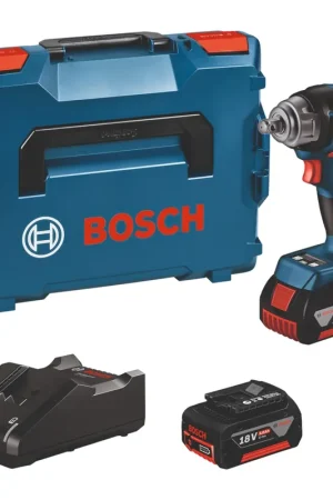 Bosch GDS 18 V HC Visseuse à chocs sans fil 330 Nm ( 06019L5003 ) + L-Boxx + 2x batterie 5,0 Ah + chargeur Bon Plan