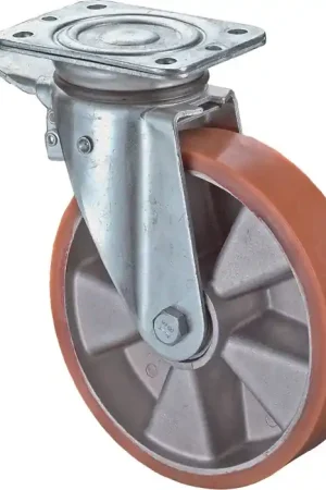 BS ROLLEN Roulette pivotante avec blocage total Roue Ø 160 mm Capacité de charge 300 kg ( 3900275625 ) Expédié Aujourd'hui