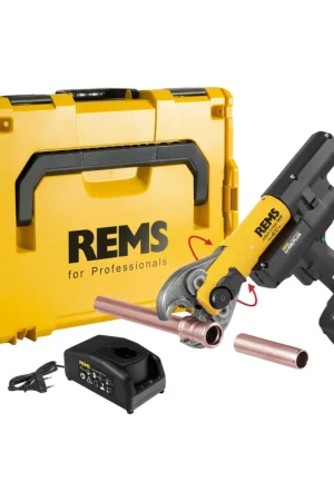 Prix Bas Rems Mini Press 14V ACC Basic Pack Presse radiale sur batterie 14,4 V 22 kN ( 578013 R220 ) + 1x batterie 2,5 Ah + chargeur + L-Boxx