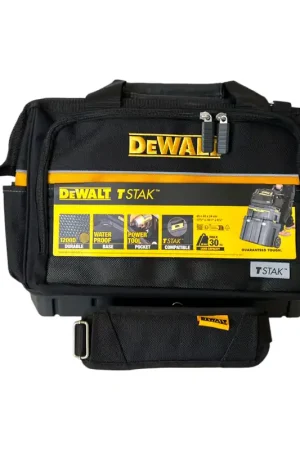 Promotion Saisonnière DeWalt DWST 82991-1 sac à outils 450 x 250 x 300 mm avec sangle de transport