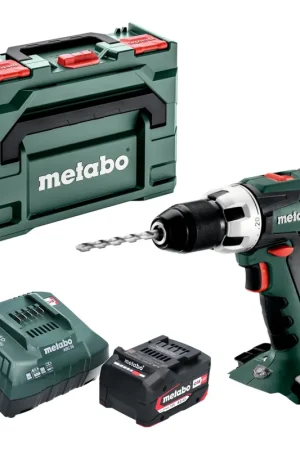 Metabo BS 18 LT Perceuse-visseuse sans fil 18 V 60 Nm + 1x batterie 4,0 Ah + chargeur + metaBOX Solde
