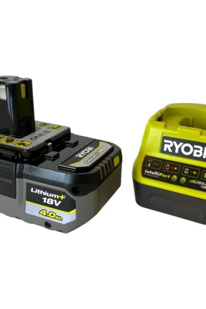 Ryobi RC18120-140X kit de démarrage 18 V ONE+ avec 1x batterie 4,0 Ah + chargeur (5133005091) Offre Exclusive