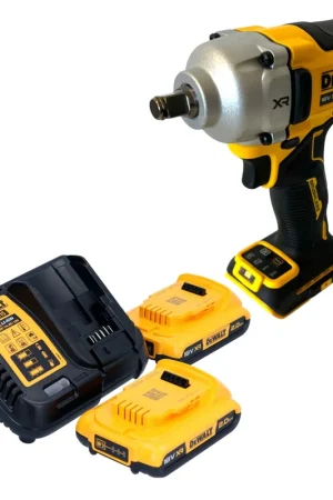 Promotion Clé à chocs sans fil DeWalt DCF 891 D2 18 V 1084 Nm 1/2" sans balais + 2x batteries 2,0 Ah + chargeur
