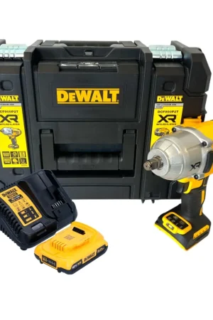 Clé à chocs sans fil DeWalt DCF 900 D1T 18 V 1396 Nm 1/2" + 1x batterie 2,0 Ah + chargeur + TSTAK Top Vente