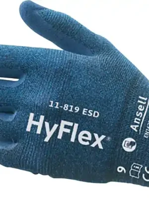 Affaire À Saisir Gants ANSELL HyFlex 11-819 ESD taille 11 bleu ( 4000391223 )