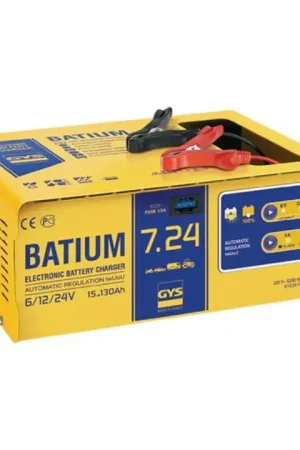 GYS Chargeur de batterie BATIUM 7-24 6/12/24 V ( 4000896886 ) Retour Gratuit