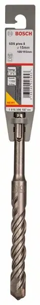 Prix Promo BOSCH Foret marteau Plus-5 D. 15,0 mm L.de travail 100 mm L.160 mm ( 4000909837 )