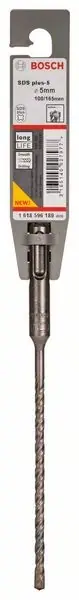 Authentique BOSCH Foret marteau Plus-5 D. 5,0 mm L.de travail 100 mm L.160 mm ( 4000909802 )