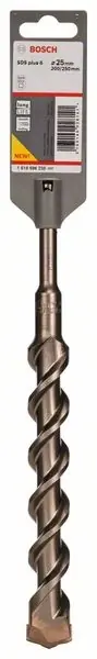 Haute Qualité BOSCH Foret marteau Plus-5 D. 25,0 mm L.de travail 200 mm L.250 mm ( 8000341435 )