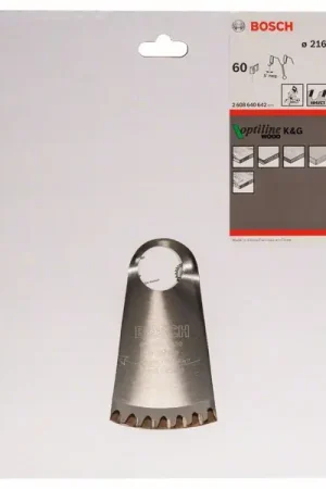 BOSCH Lame pour scie circulaire D. ext. 216 mm nombre de dents 60 WZ/N ( 4000815444 ) Populaire