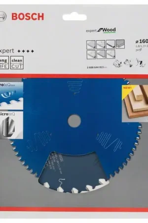 BOSCH Lame pour scie circulaire Expert for Wood Ø extérieur 160 mm Nombre de dents 24 WZ ( 8000342037 ) Jusqu'à Épuisement Des Stocks