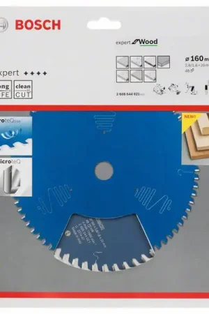 BOSCH Lame pour scie circulaire Expert for Wood Ø extérieur 160 mm Nombre de dents 48 WZ ( 8000342045 ) Certifié