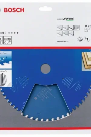 BOSCH Lame pour scie circulaire D. ext. 254 mm nombre de dents 54 WZ ( 8000342204 ) Offre Exclusive