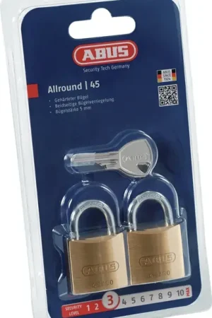 Cadenas à cylindre ABUS 45/30 Twins B/SB largeur du corps de serrure 29 mm ( 3000280053 ) Meilleur Choix