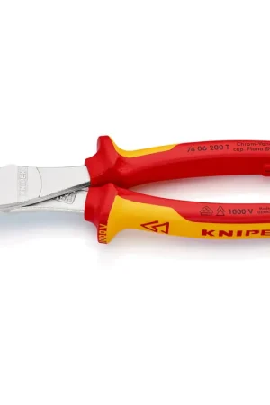 Certifié KNIPEX Coupeuse latér. diag. à forte démultipl. DIN ISO 5749 longueur 200 mm ( 4000810326 )