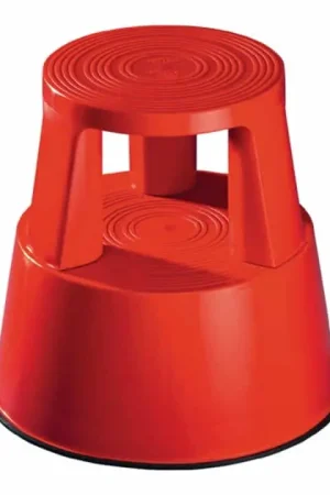 WEDO Tabouret roulant plastique rouge ( 9000460151 ) Affaire À Saisir