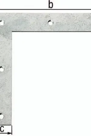 Vente Flash GAH Cornière d'angle longueur 160 x 160 mm largeur 30 mm épaisseur 3 mm ( 3000200377 )