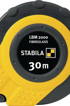 Prix Promo Mètre à ruban à capsule STABILA LBM 2000 FIBREGLASS Longueur 30 m Largeur de bande 13 mm ( 8000911845 )