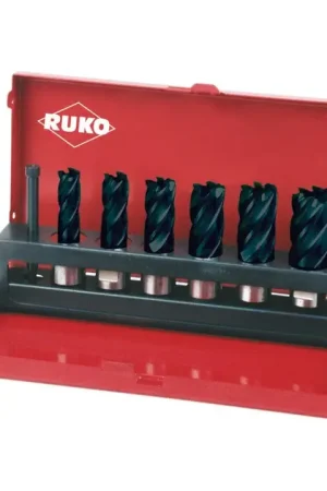 RUKO Set de carrotage 7 pièces D. 12-14-16-18-20-22 mm ( 4000602442 ) Jusqu'à Épuisement Des Stocks