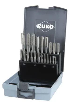 RUKO Jeu de filières et de tarauds DIN 352 M3-M12 ( 8000422357 ) Jusqu'à Épuisement Des Stocks