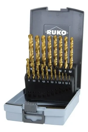 Offre Du Jour RUKO Jeu de forets hélicoïdaux DIN 338 type N Ø nominal 1-10x0,5 mm ( 4000600883 )