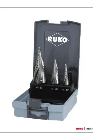 RUKO Jeu de forets étagés Ø 4-12/4-20/4-30 mm ( 4000601746 ) Réduction