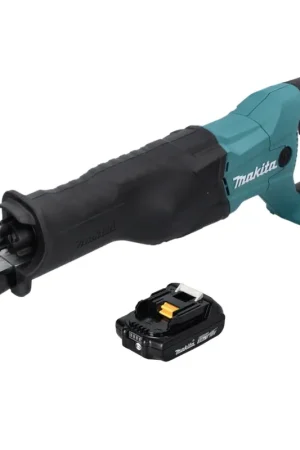 Prix Promo Makita DJR 186 Scie récipro sans fil, Scie sabre 18 V Li-ion + 1x Batterie BL 1820 2,0 Ah - sans chargeur