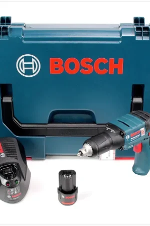 Bosch GSR 10,8 V-EC TE Professional Visseuse plaquiste sans fil + Coffret de transport L-Boxx + 1 x Batterie 2,5 Ah + Chargeur Meilleur Prix