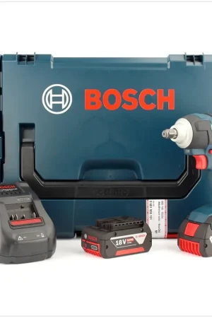 Dernier Modèle Bosch GDS 18 V-EC 250 Visseuse à percussion sans fil 18V 250Nm + 2x Batteries 5,0Ah + 1x Chargeur rapide + Coffret de transport L-Boxx ( 06019D8104 )
