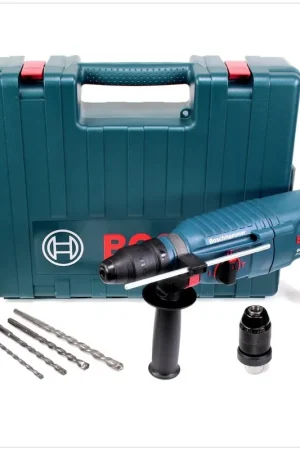 Affaire À Saisir Marteau perforateur Bosch GBH 2600 Professional 720 watts SDS-Plus dans une mallette de transport avec mandrin et jeu de forets remplaçables