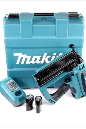 Petit Prix Makita GF 600 SE Cloueuse 7,2 V + Coffret + 2x Batteries BL7010 1,0 Ah + Chargeur DC07SA