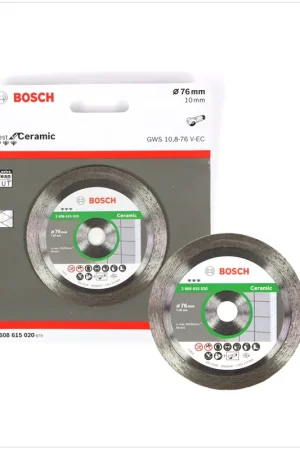 Prix Choc Disque à tronçonner diamanté pour Ceramic 76 mm pour GWS 10,8-76 / 12V-76 ( 2608615020 )
