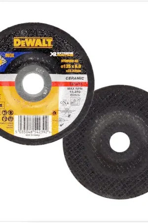 Dewalt DT 99580 Disque à meuler FlexVolt en céramique, pour Acier inoxydable, 125 mm Paiement Sécurisé