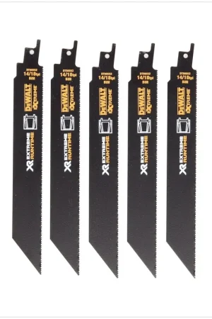 Produit De Marque DeWalt DT 99552 Lame de scie sabre, Métal, 203 mm, 5 pcs.