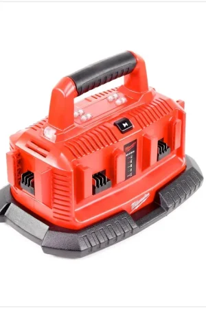 Livraison Express Milwaukee M1418 C6 Chargeur - jusqu'à 6 batteries ( 14,4 V - 18 V )