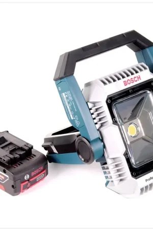 Vente Directe Bosch GLI 18 V-1900 Lampe de chantier sans fil + 1x Batterie Bosch GBA 18 V 6 Ah