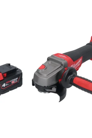 Acheter En Ligne Milwaukee M18 CAG115XPDB-401 Meuleuse d'angle sans fil 115mm Brushless 18V + 1x Batterie 4,0Ah - sans chargeur