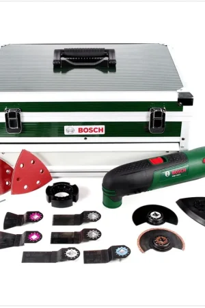 Top Vente Bosch PMF 190 E Outil multifonction + 16 pièces d#accessoires + Coffret Toolbox ( 0603100503 )