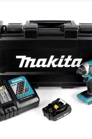 Retour Gratuit Clé à chocs sans fil Makita DTD 152 18 V 165 Nm 1/4" + 1x batterie 2,0 Ah + chargeur + coffret