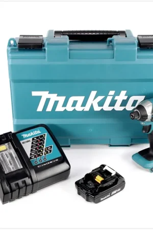 Jusqu'à Épuisement Des Stocks Makita DTD 152 Visseuse à percussion sans fil 18 V Li-Ion + 1x Batterie BL 1820 2,0 Ah + Chargeur DC 18 RC + Coffret