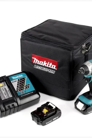 Clé à chocs sans fil Makita DTD 152 18 V 165 Nm 1/4" + 2x batteries 2,0 Ah + chargeur + sac Vente Flash
